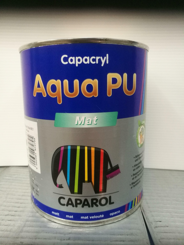 CEX CAPACRYL AQUA PU MATT BASE 1/W 0,96 LT COD.885808