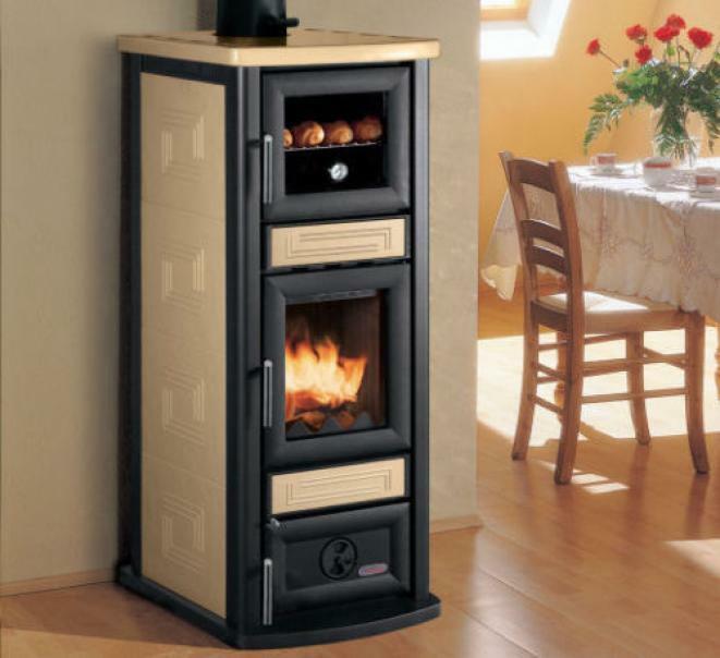 STUFA STELLA CON FORNO BEIGE