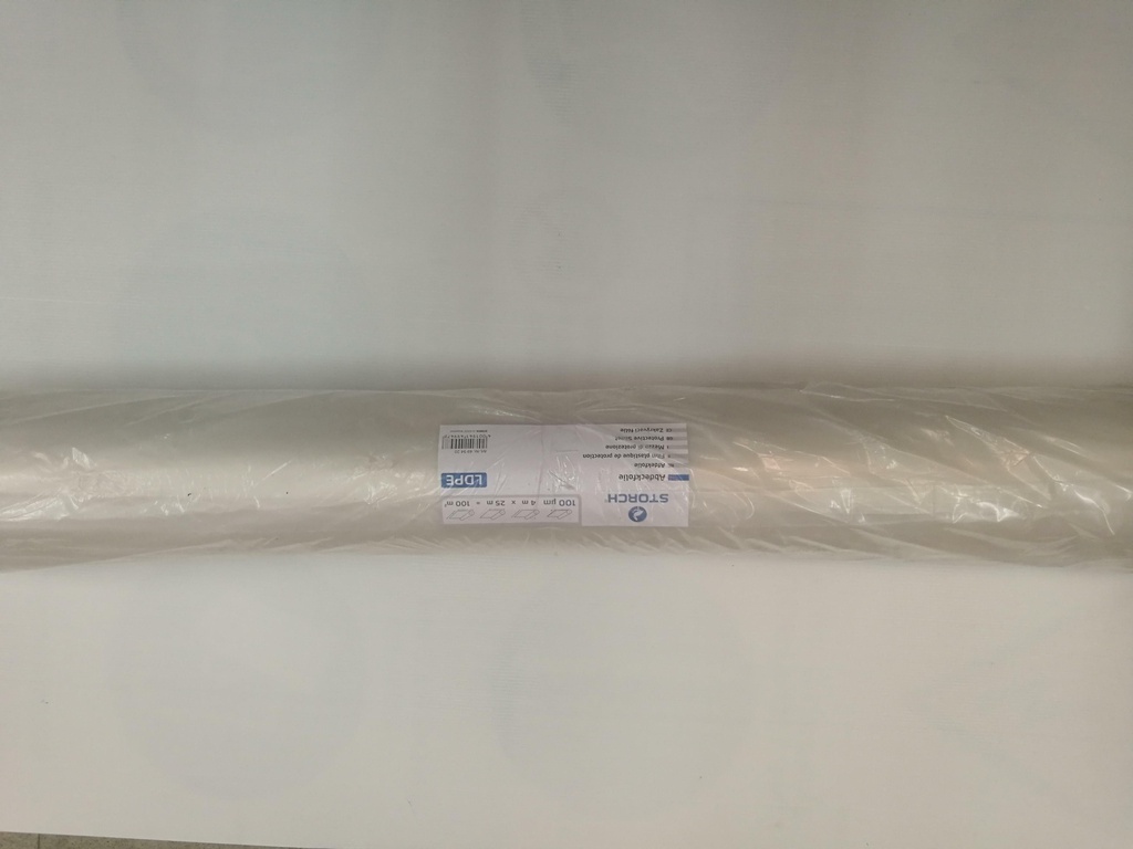 ROTOLO LDPE EXTRA SPESSO 0,1MM 4X25MT COD.499420