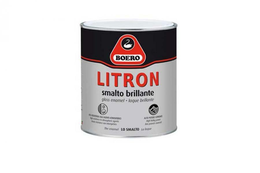 LITRON SMALTO BRILL. TESTA DI MORO 0,75 LT COD.477.049