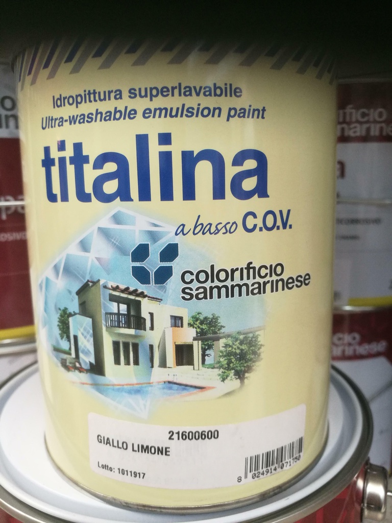 TITALINA GIALLO LIMONE 0,75 LT COD.2160.0600