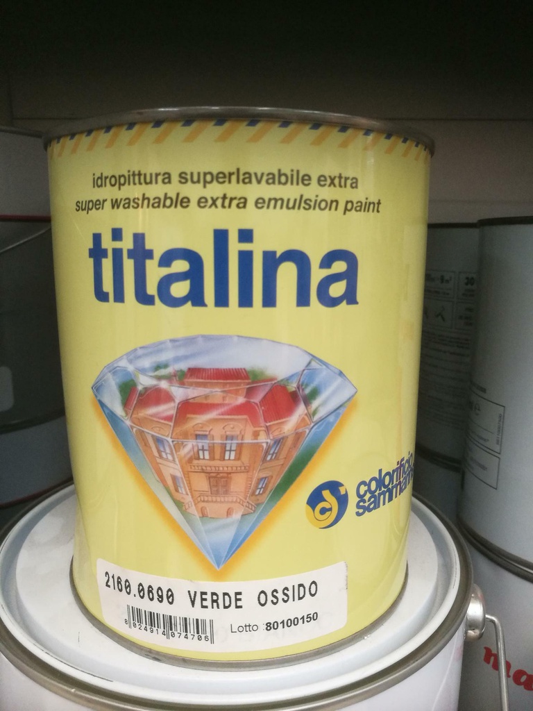 TITALINA VERDE OSSIDO 0,75 LT COD.2160.0690