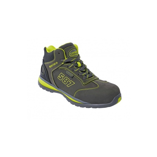 LOGICA SCARPA ALTA NABUK GRIGIA/VERDE S3 N.39 COD.PLANET-39