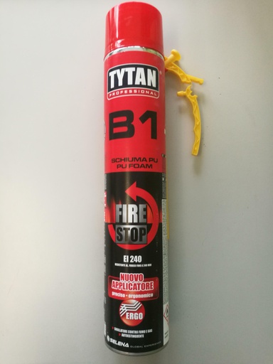 [SEL000002] TYTAN SCHIUMA FIRE STOP B1  EI 240 MANUALE 750 ML COD.908002/10034124