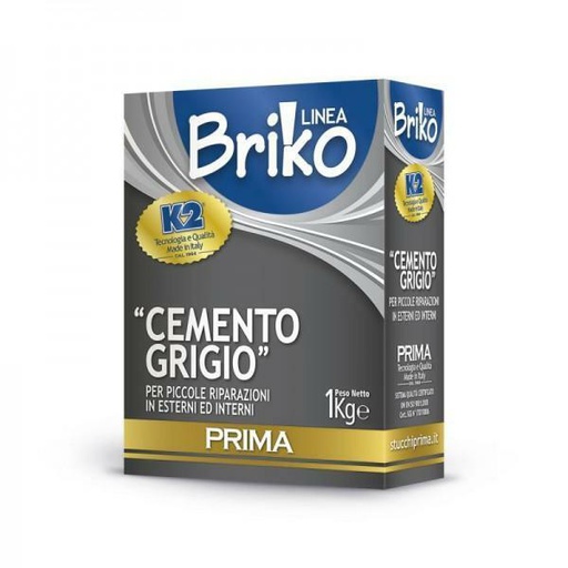 [PRI000011] CEMENTO GRIGIO BRIKO 1 KG COD.0001CG