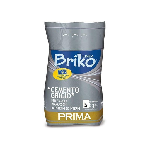 [PRI000015] CEMENTO GRIGIO BRIKO 5 KG COD.0005CG - 8340018