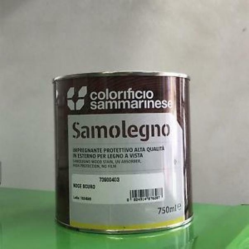 [SAM000162] SAMOLEGNO NOCE SCURO 0,75 LT COD.7390.0403/73900403L0013