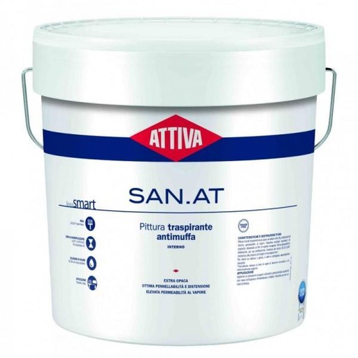 [ATT000280] ATTIVA SAN.AT TRASPIRANTE ANTIMUFFA 14 LT