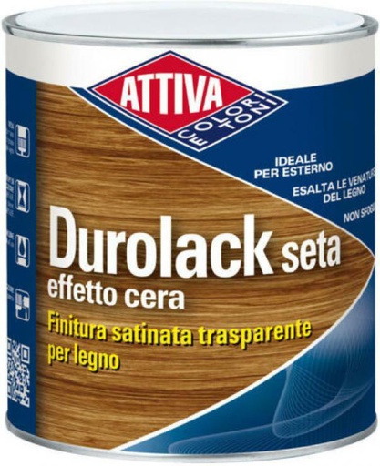 [ATT000165] ATTIVA DUROLACK SETA NOCE CHIARO 1 LT